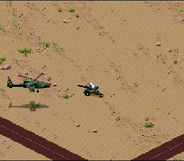 Desert Strike - Return to the Gulf (USA) screen shot game playing